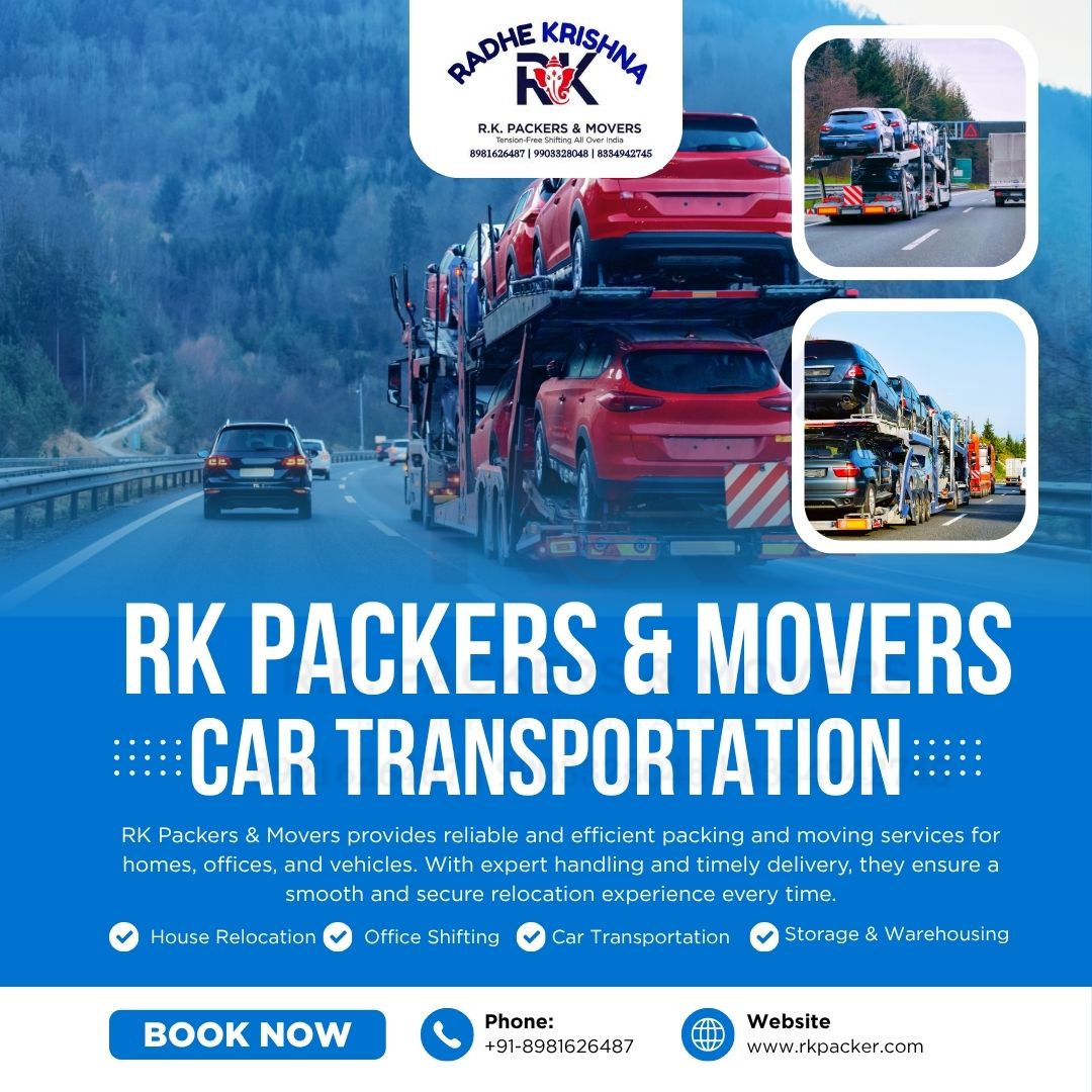 RK Packers & Movers Car Transportation