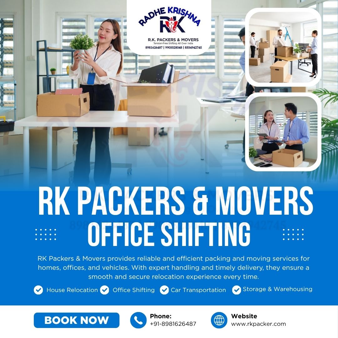 RK Packers & Movers office shifting